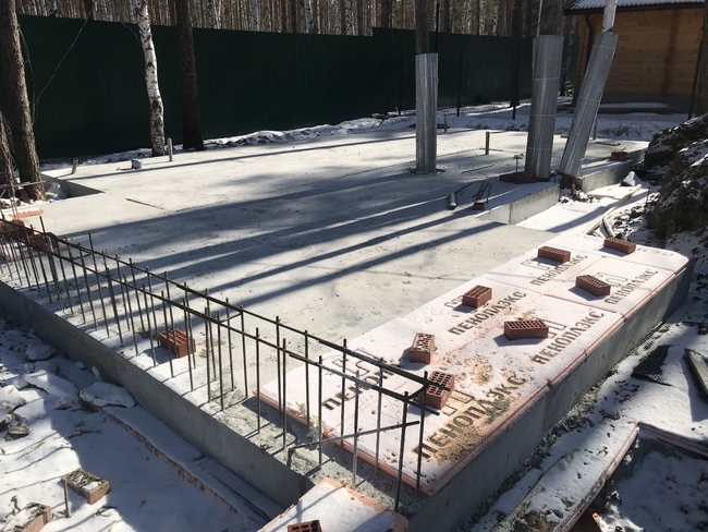 Монолитная плита готова